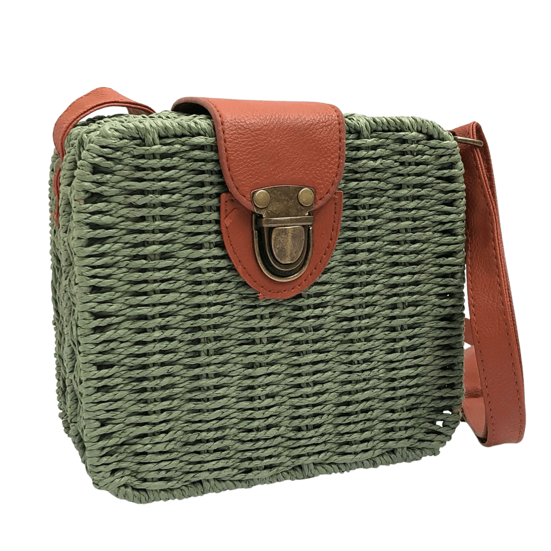 dark green sling bolsa