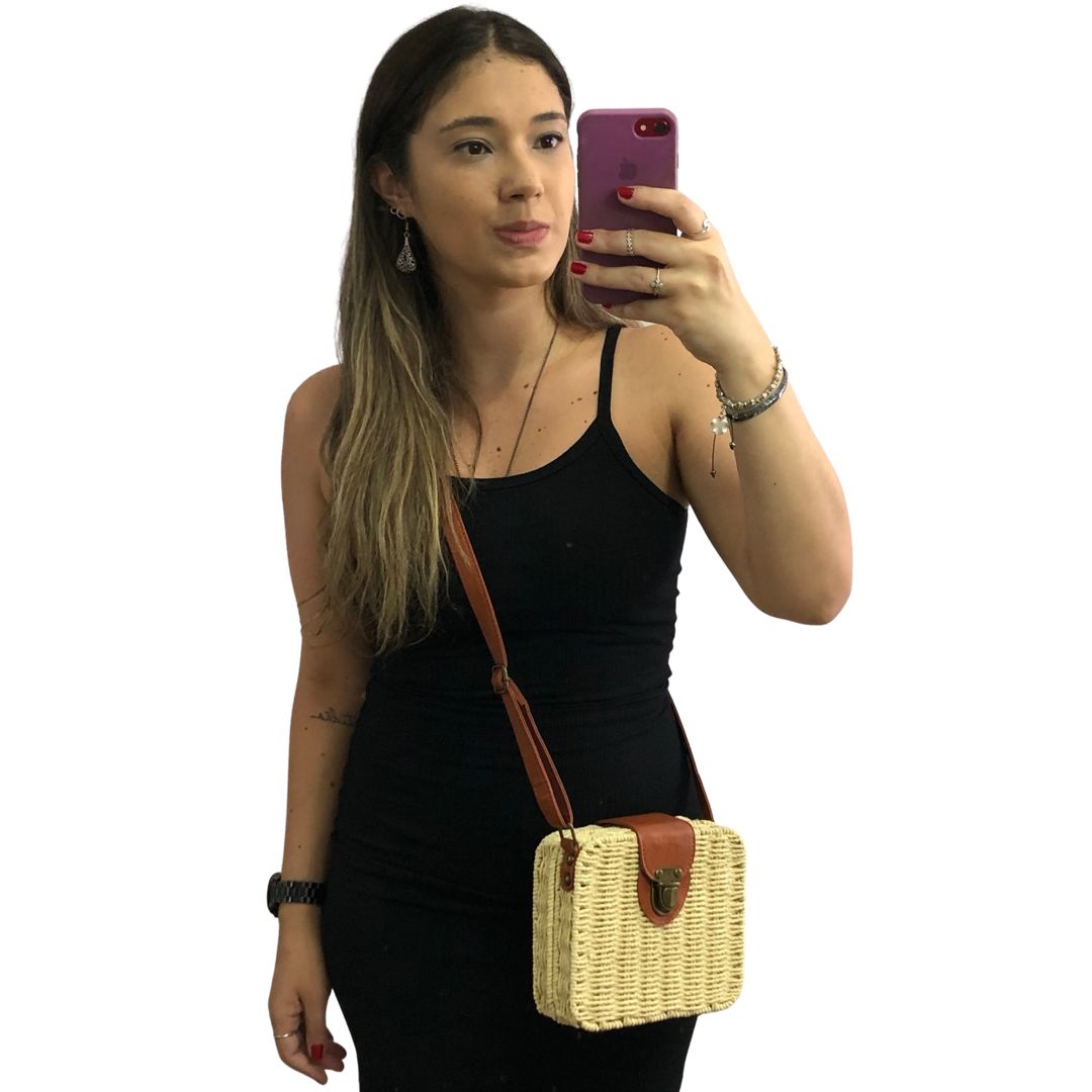 shoulder bolsa palha