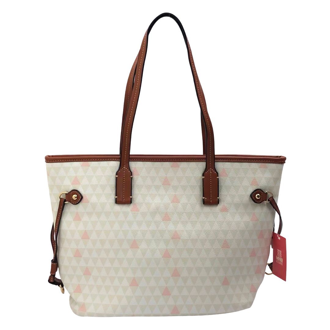 triangle leather bolsa